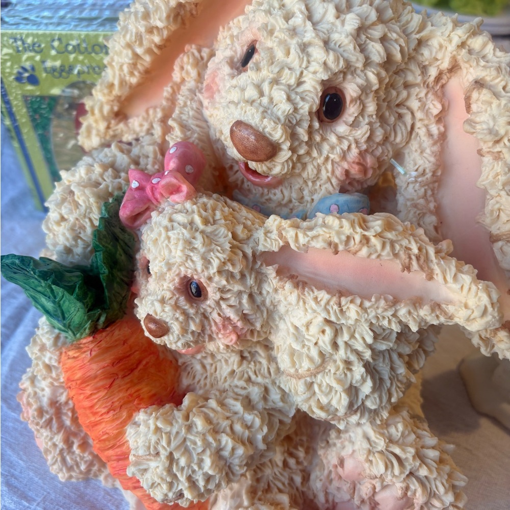 "Wooly Bunny" figurine from the Vintage Cottontale Collection